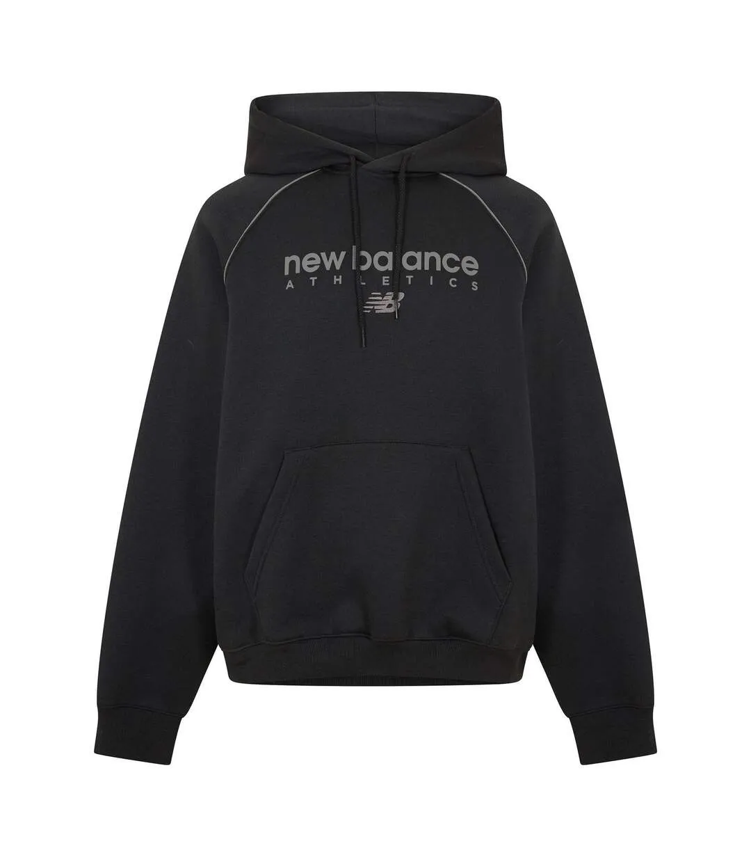 Sweat À Capuche Avec Cordons Adulte Noir New Balance-1