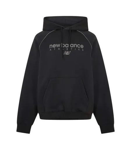 Sweat À Capuche Avec Cordons Adulte Noir New Balance