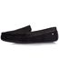 Isotoner Chaussons Mocassins homme en suédine, semelle gomme-3