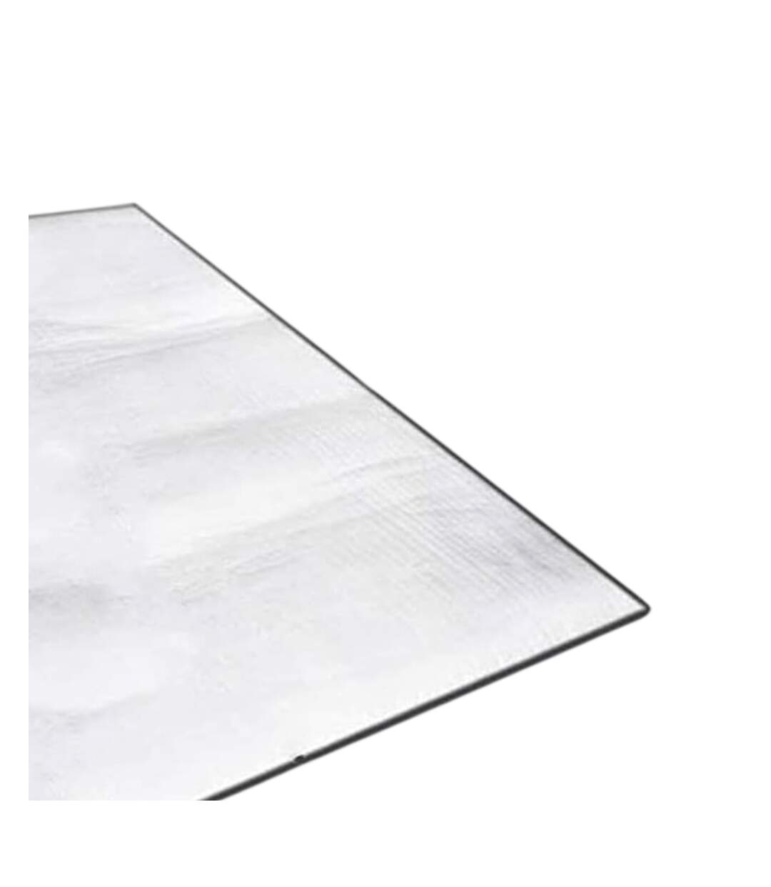 Tapis De Couchage Motif/style Uni Taille Unique Gris Argent Legend-3