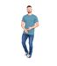 Duke Mens Flyers-2 Crew Neck T-Shirt (Teal) - UTDC165-1
