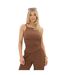 Débardeur Motif/style Ruché Femme Marron I Saw It First-2