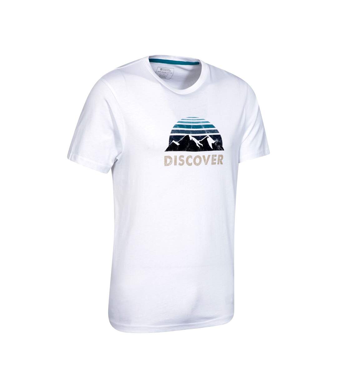 T-shirt discover homme blanc Mountain Warehouse Mountain Warehouse