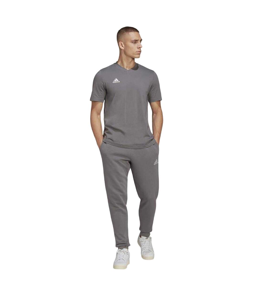 T-shirt Entrada Homme Gris Adidas-4