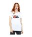 Disney - T-shirt CARS LIGHTNING VS STORM - Femme (Blanc) - UTBI16157-2