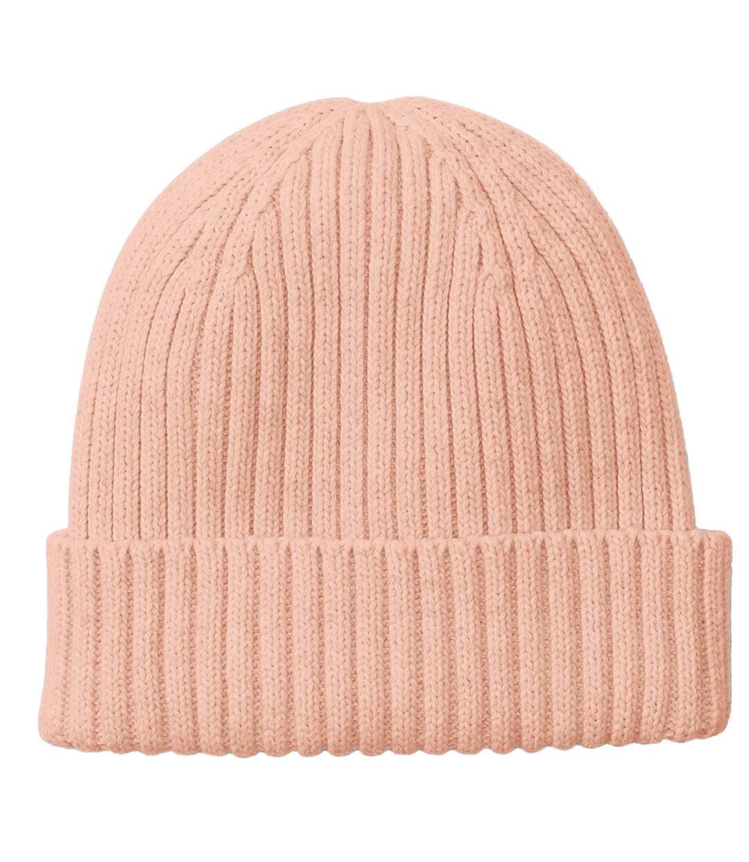 Bonnet en coton bio pour enfants pêche Beechfield-2