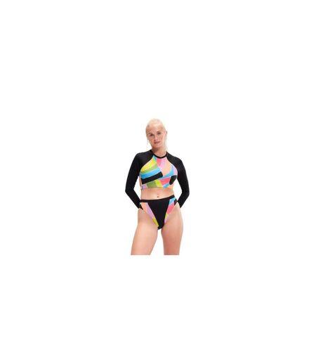Womens/ladies Colour Block Bikini Bottoms Multicoloured Speedo