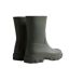 Mens downpour short wellington boots dark olive Hunter-2