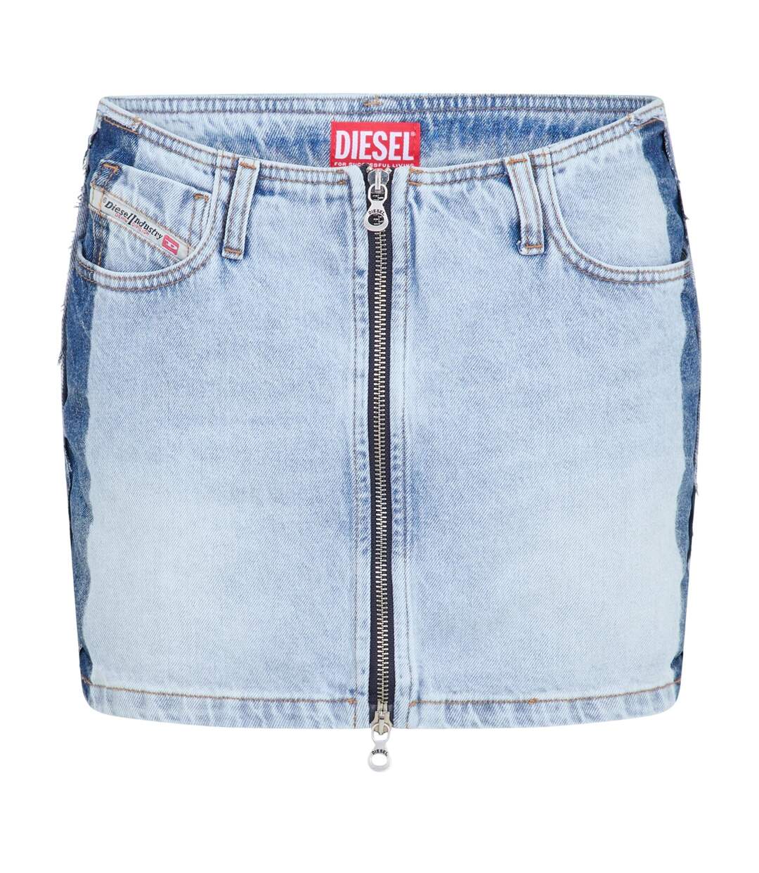 Mini Jupe Ron S4 Femme Bleu Diesel-2