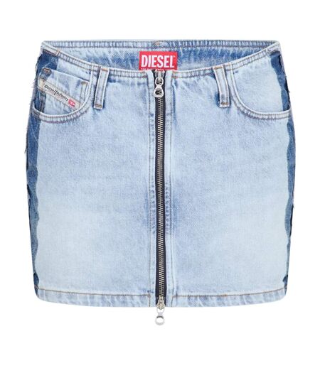 Mini Jupe Ron S4 Femme Bleu Diesel