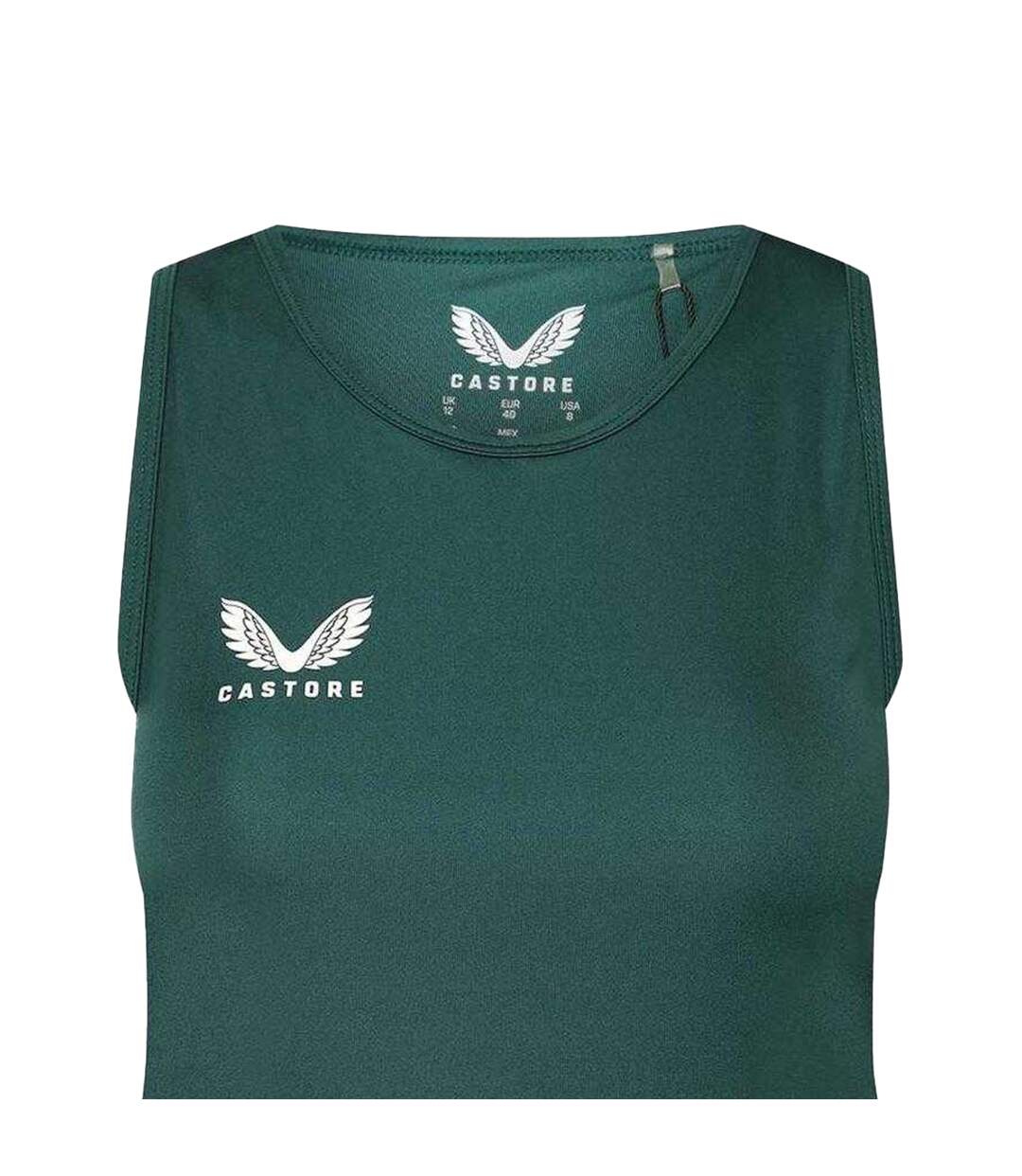 Débardeur Sans Manches Femme Vert Foncé Castore-2