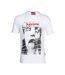 T-shirt Blanc Homme Supreme Grip Magazine - M