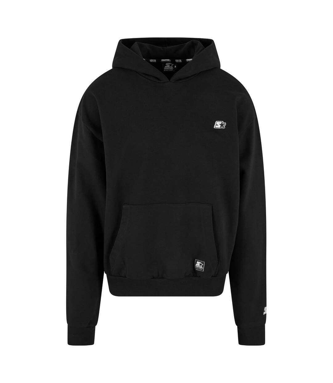 Sweat À Capuche Essential Homme Noir Starter Black Label-2