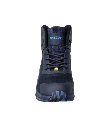 Unisex Adult Footwear Accelerate Safety Boots Dark Navy Azure Blue Mascot