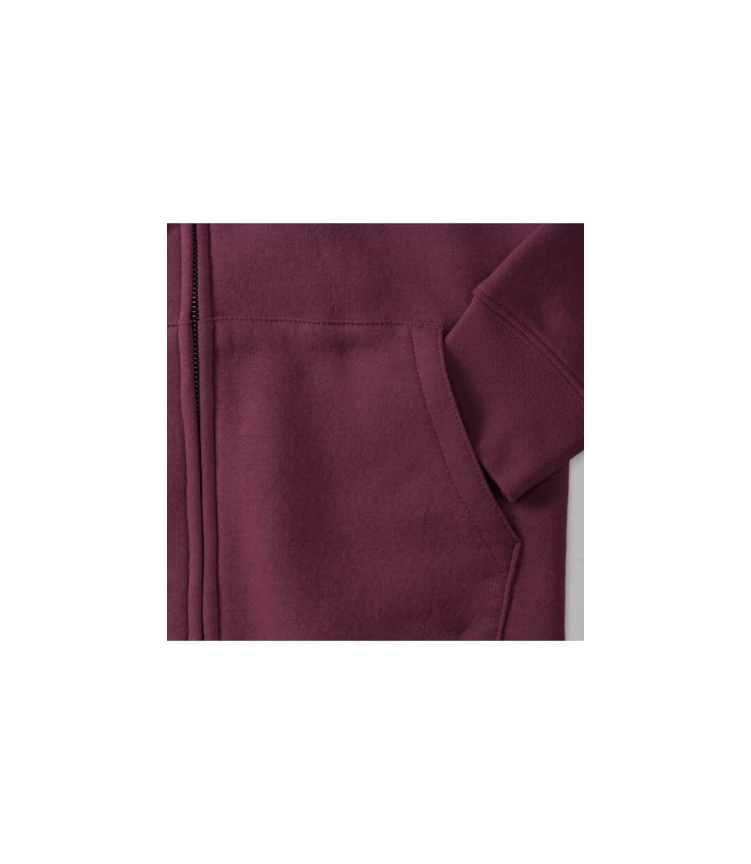 Russell Ladies Premium Authentic Zipped Hoodie (3-Layer Fabric) (Burgundy) - UTBC2731-4