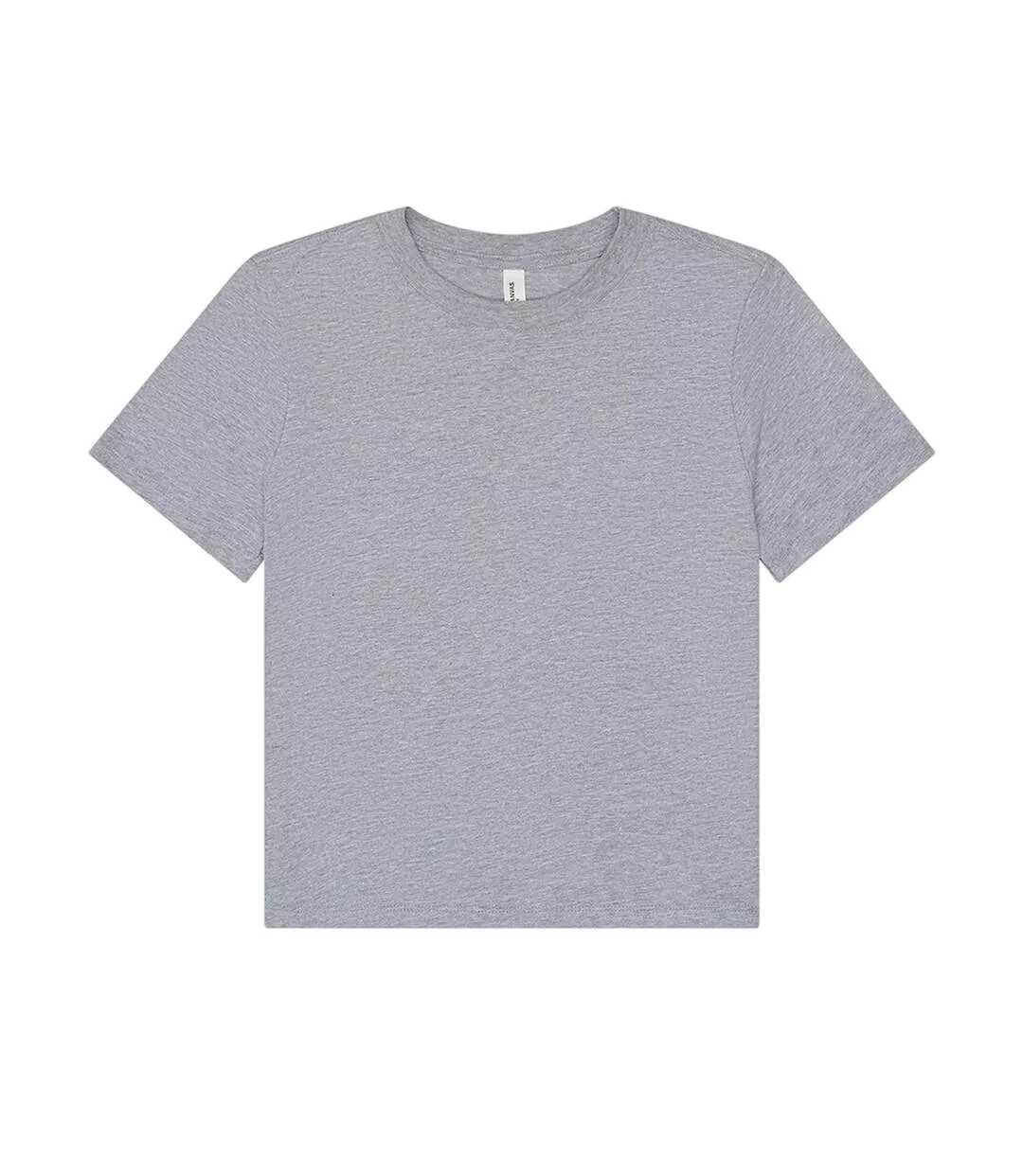 T-shirt Femme Gris Clair Chiné Bella + Canvas-1