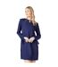 Womens/ladies crepe stitch detail shift dress navy Principles