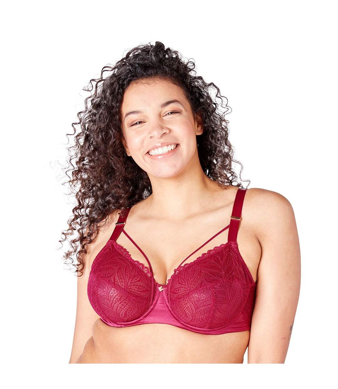 Soutien-gorge grand maintien bordeaux Amsterdam-2