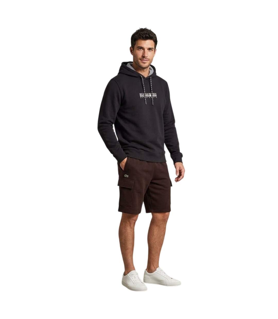 Short À Poches Homme Marron Lacoste-4