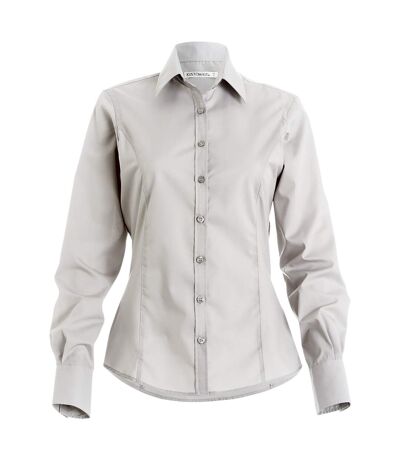 Kustom Kit Womens/Ladies Long Sleeve Business/Work Shirt (White) - UTPC2510