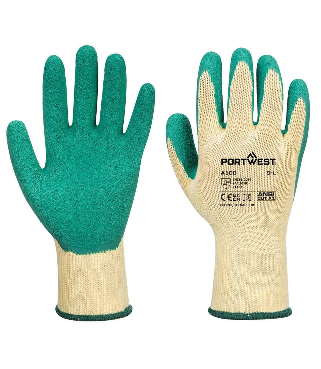 Gants adhérents a100 xl vert Portwest