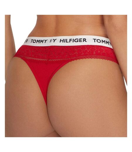 String Rouge Femme Tommy Hilfiger ThongUW - L