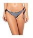 Bas De Maillot De Bain Motif/style À Rayures Femme Bleu Marine Blanc Panos Emporio-3