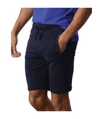 Kustom Kit Mens Slim Fit Sweat Shorts (Navy)