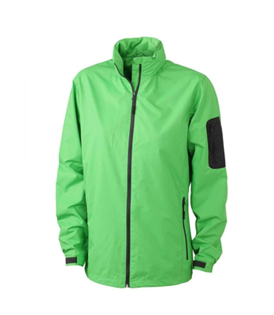 Veste coupe-vent - Femme - JN1040 - vert lime et noir