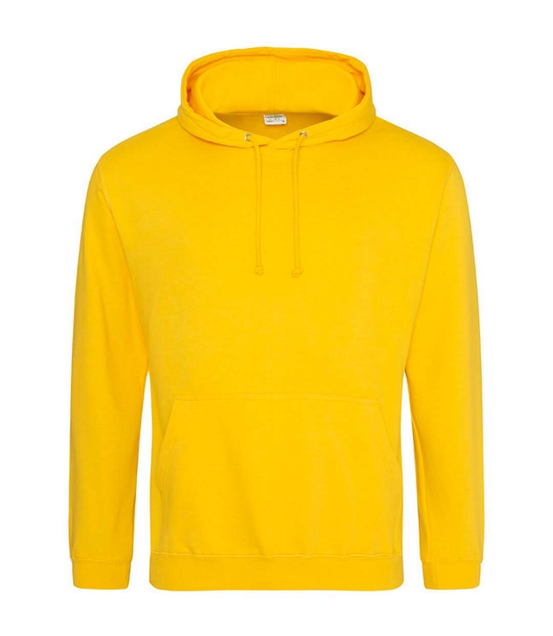 Sweat À Capuche College Adulte Jaune Or Awdis-1