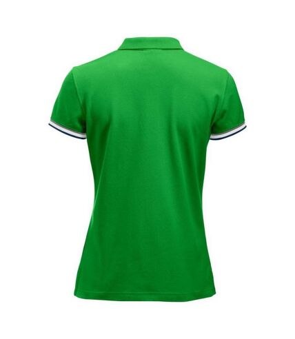 Clique Womens/Ladies Newton Polo Shirt (Apple Green)