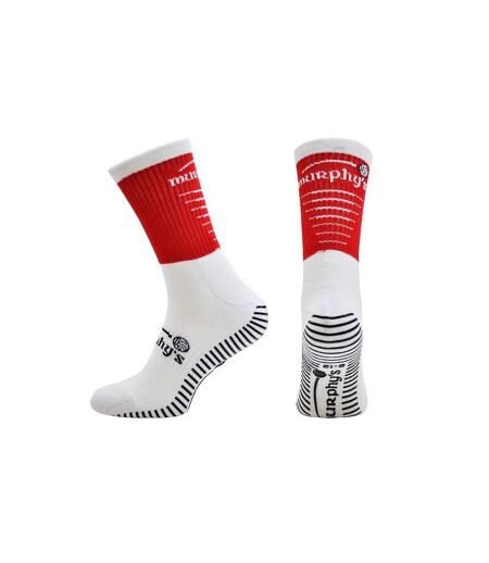 Unisex adult pro mid gaa socks red/white Murphys