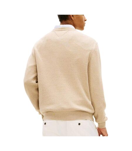 Pull taupe homme tommy hilfiger seasonal