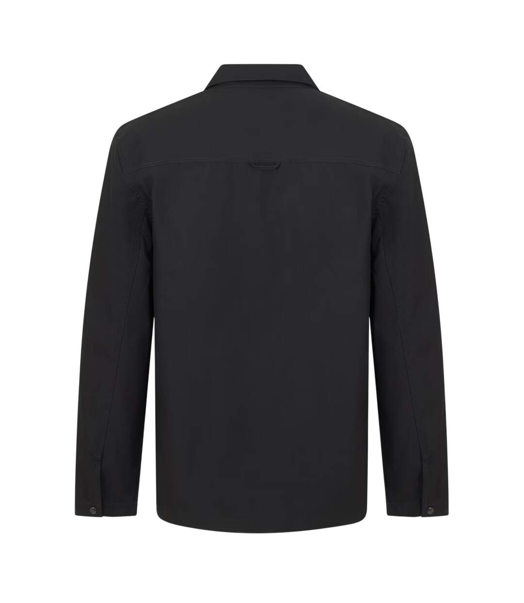 Veste-chemise Unie À Fermeture Éclair Homme Noir Lyle & Scott-2