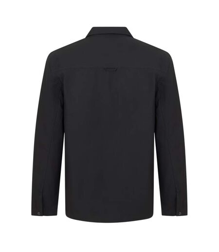 Veste-chemise Unie À Fermeture Éclair Homme Noir Lyle & Scott