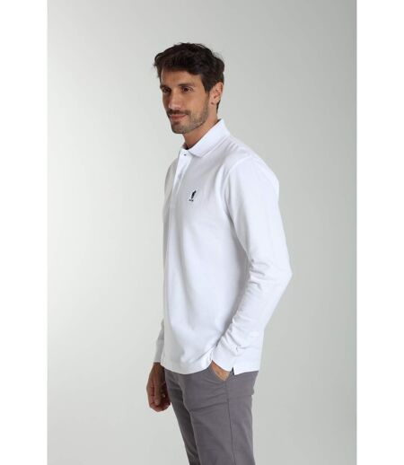 Polo manches longues en coton PERY