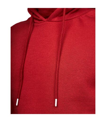 Mens Venmark Snood Collar Hoodie Red Juice