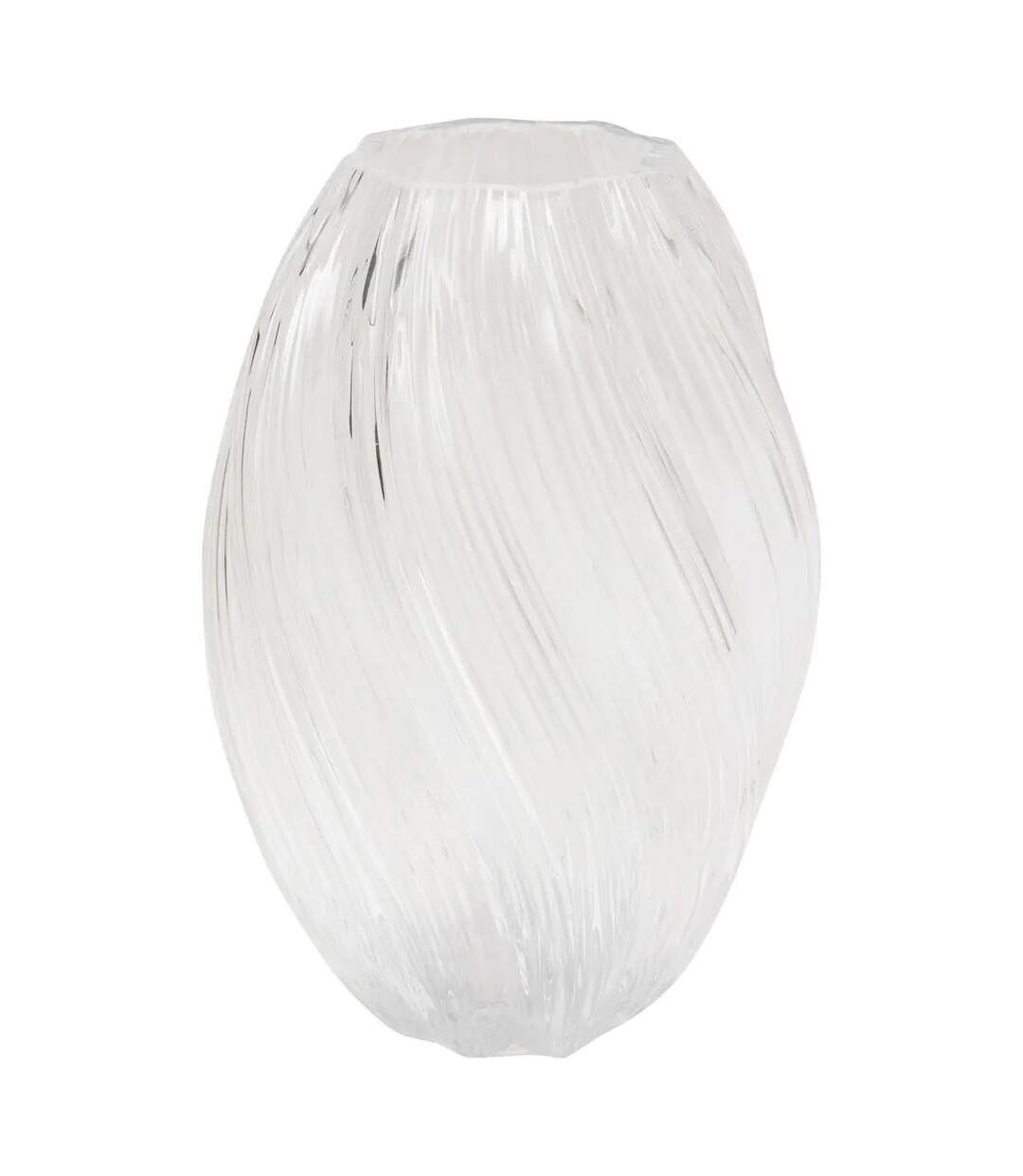 Vase Design en Verre Valma 27cm Transparent-1