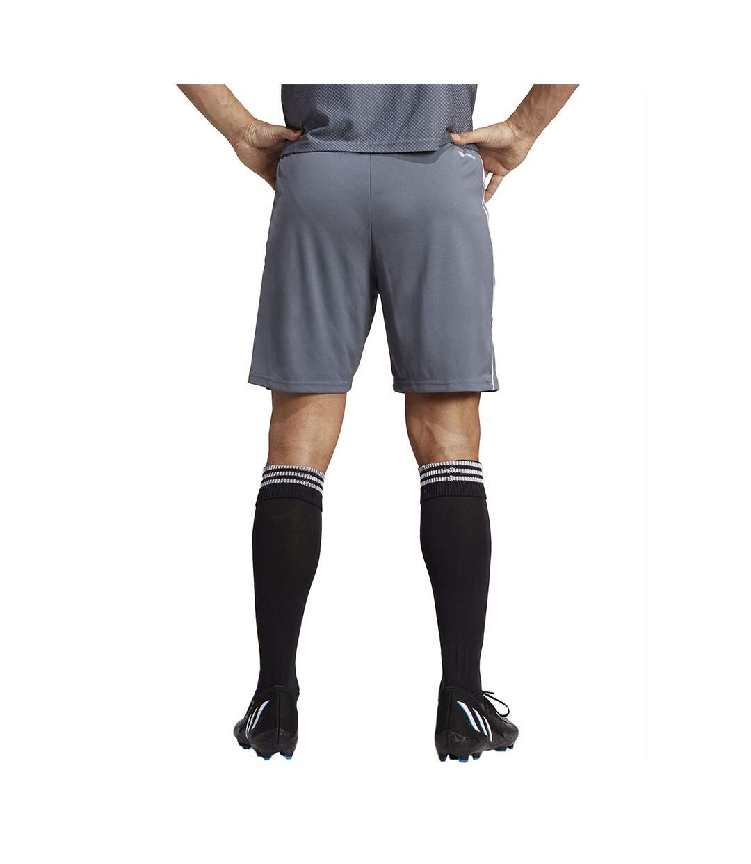 Short Tiro League Homme Gris Argenté Adidas-2