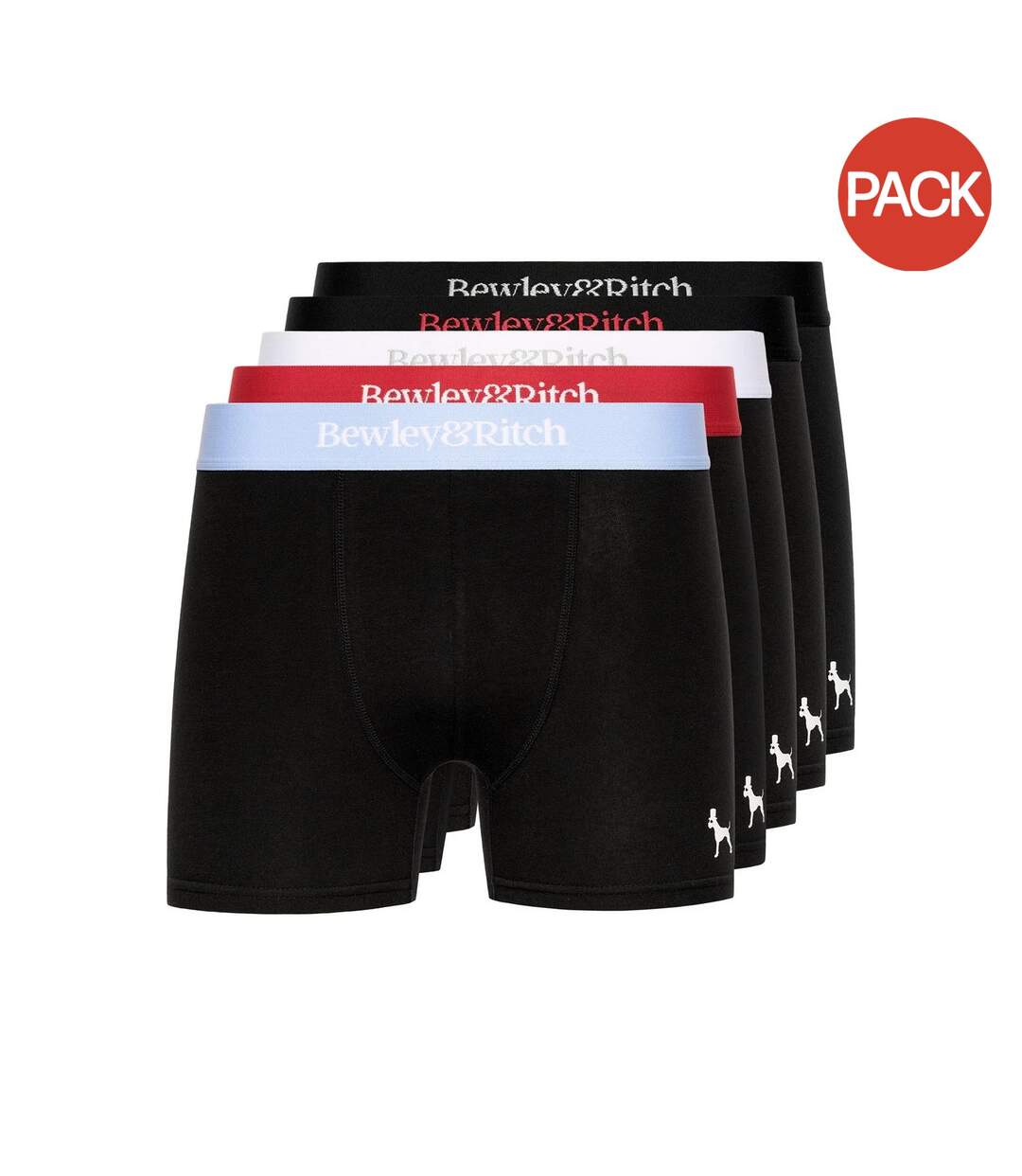 Boxers columba homme noir / mixte Bewley & Ritch-1