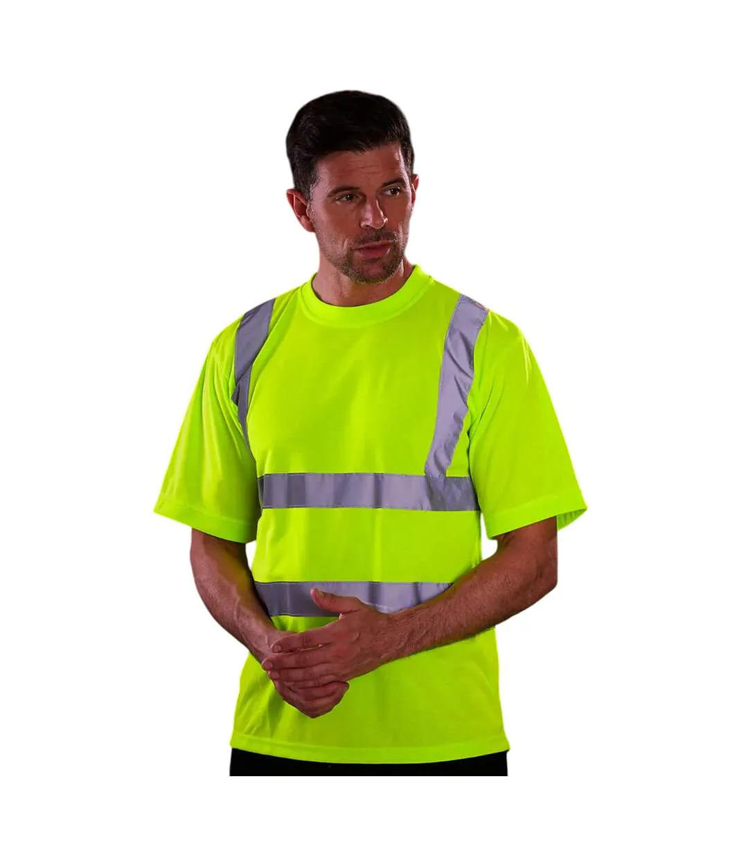 T-shirt Fluo Homme Jaune Yoko-1