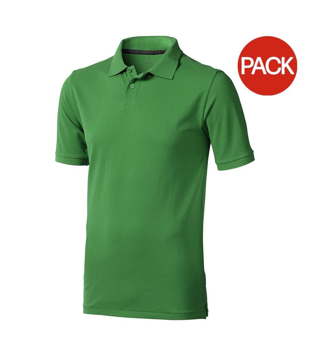 Lot de 2  polos manches courtes calgary homme vert fougère Elevate-1