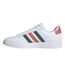 Baskets Motif/style À Rayures Grand Court 2.0 Femme Blanc Vert Adidas-3
