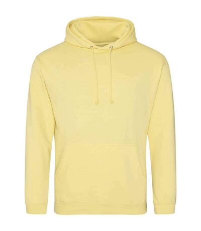 Sweat à capuche college adulte jaune clair Awdis