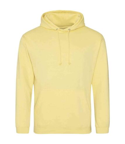 Sweat à capuche college adulte jaune clair Awdis