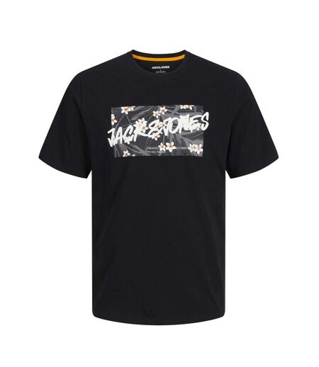 T-shirt noir homme jack & jones hawaiitee