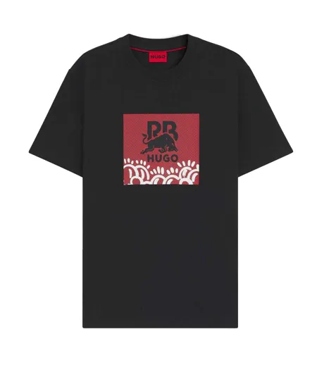 T-shirt Motif/style Red Bull Homme Noir Hugo