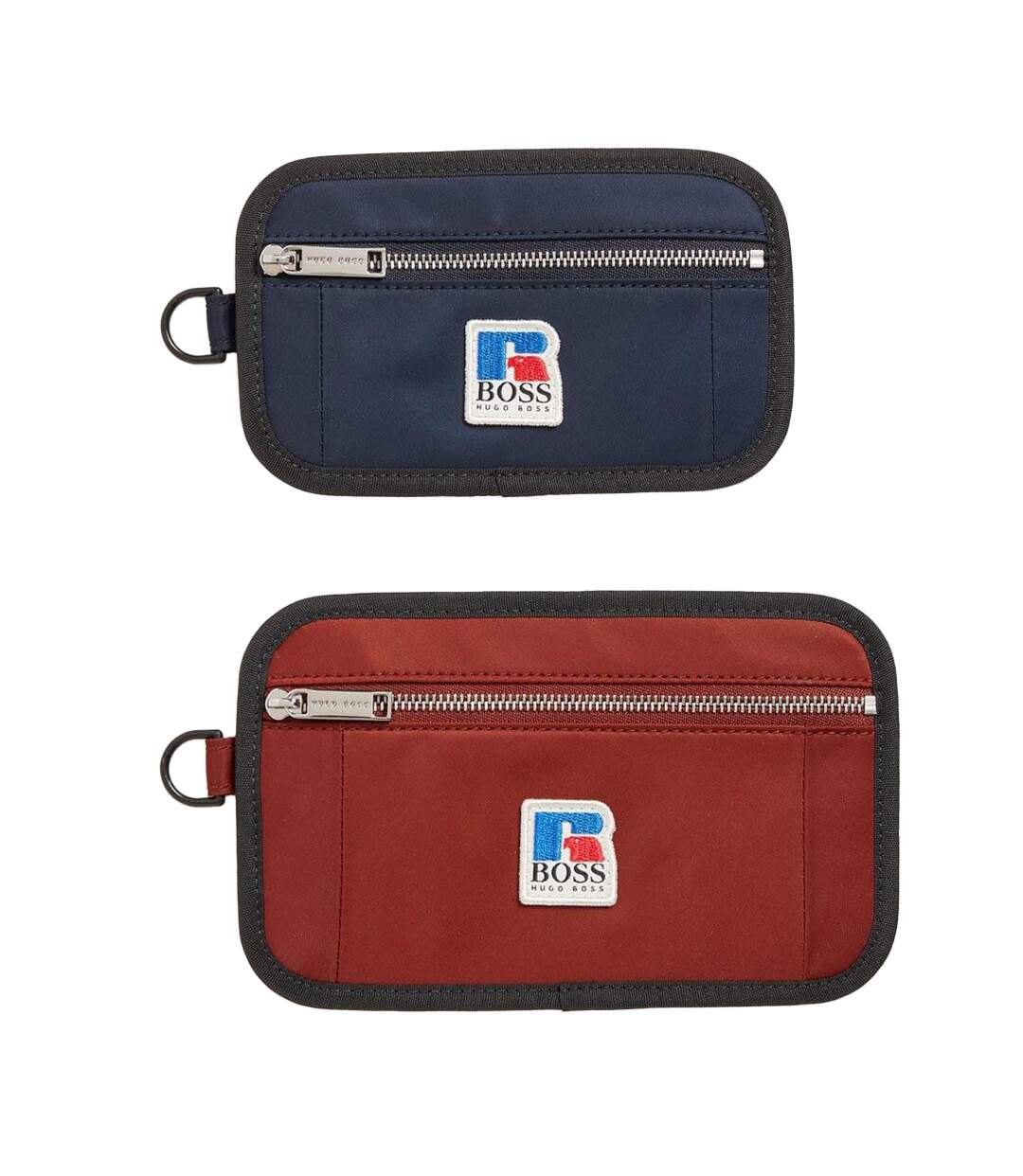 Engraved Logo Neck Pouch One Size Navy Boss X Russel-1
