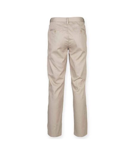 Chino 65/35 Homme Beige Gris Henbury
