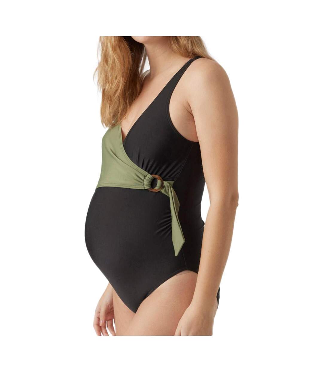 Maillot de bain Vert/Noir Femme Mamalicious 20017625 - L-1